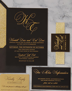 BLACK_AND_GOLD_INK_GLITTER_BELLY_BAND_INVITE_SUITE